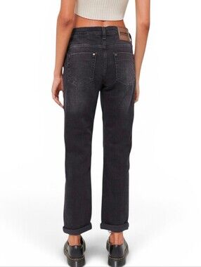 HUDSON JEANS Collin Mid Rise Skinny in Faded Black  - Size 32
